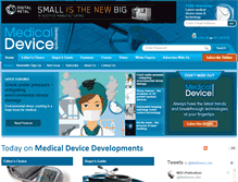 Tablet Screenshot of medicaldevice-developments.com